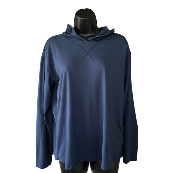 32 DEGREE COOL Navy Blue Hoodie Workout Layers Women's Size Small - Picture 5 of 8